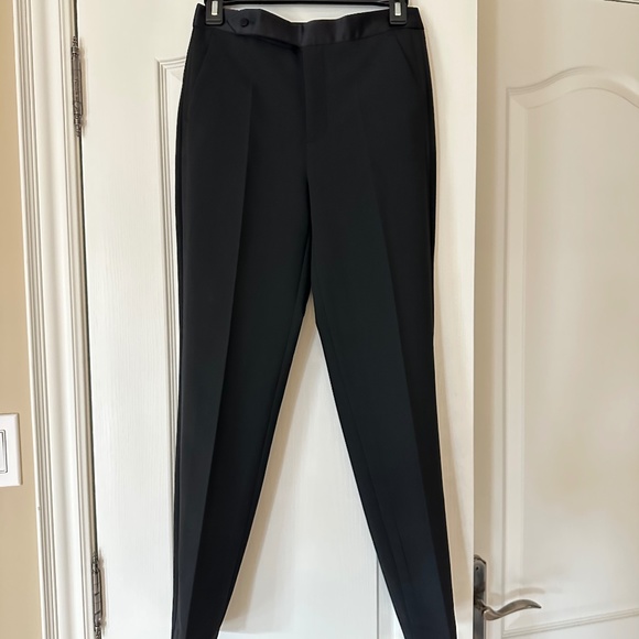 Zara Tuxedo Pants Trousers, Size XS, Black - Picture 6 of 16